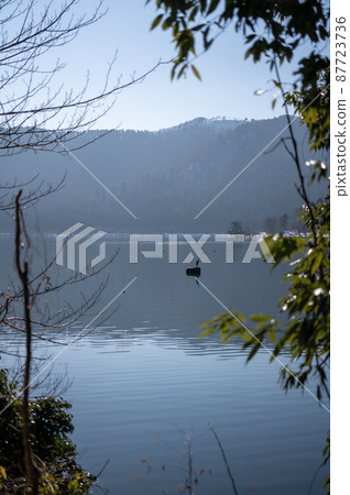 Yogo湖的冬天風景｜滋賀縣的美麗風景 87723736