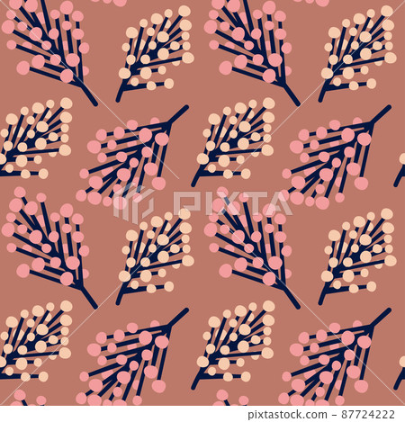 Vector seamless pattern with floral pattern. Boho colors, pastel colors. For printing on fabrics and clothes. For wall design. Poster for the interior, postcard, congratulation. in hand drawn style Vector seamless pattern with floral pattern. Boho colors, pastel colors. For printing on fabrics and clothes. For wall design. Poster for the interior, postcard, congratulation. in hand drawn style 87724222