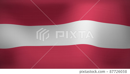 Image of waving flag of austria 87726038