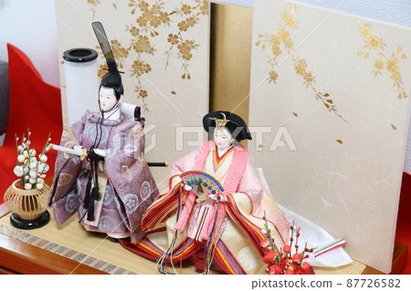 站立 Hina 娃娃，Hina 娃娃裝飾，準備 87726582