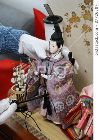 站立 Hina 娃娃，Hina 娃娃裝飾，準備 87726587
