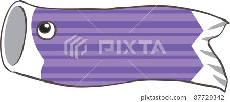 Striped purple carp streamer Striped purple carp streamer 87729342