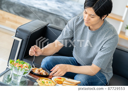 男性生活生活方式餐午餐 87729553