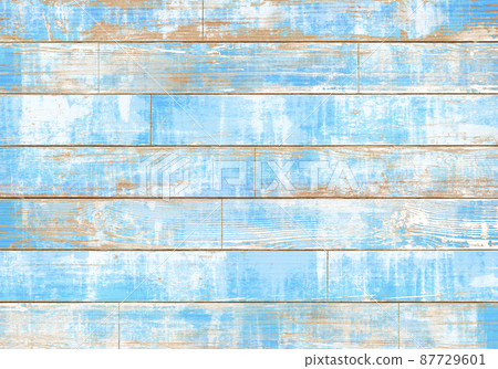 Dirty painted summer wood deck that can also be used as wallpaper 87729601