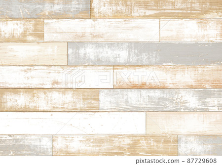Random color random scale is fashionable, shabby wooden pattern 87729608