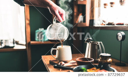 煮咖啡的狀態 87729637