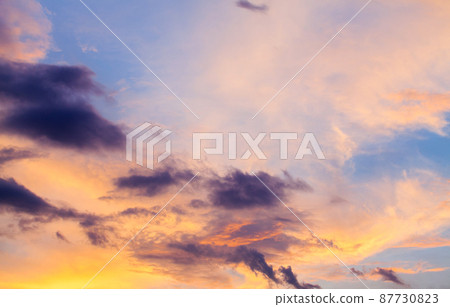 beautiful sky with clouds background, Sky with clouds weather nature cloud blue,. Blue sky with clouds and sun, Clouds At Sunrise. 87730823