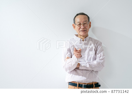 高級男性肖像生氣 87731142