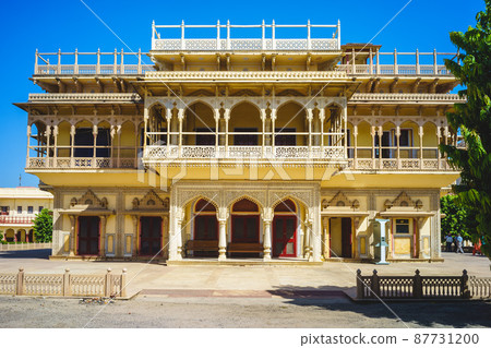 Mubarak Mahal of city palace at  Jaipur in rajasthan, India 87731200