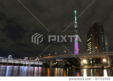 Tokyo Sky Tree special light up Tokyo Sky Tree special light up 87732450