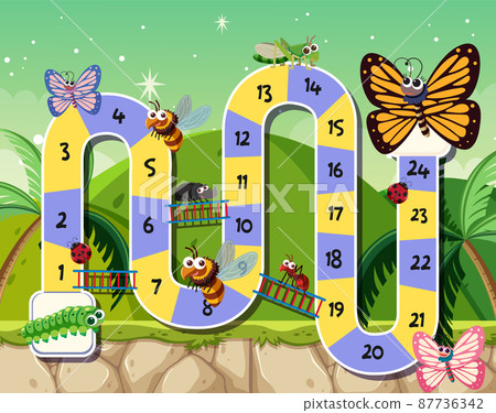 Insect board game for children 87736342