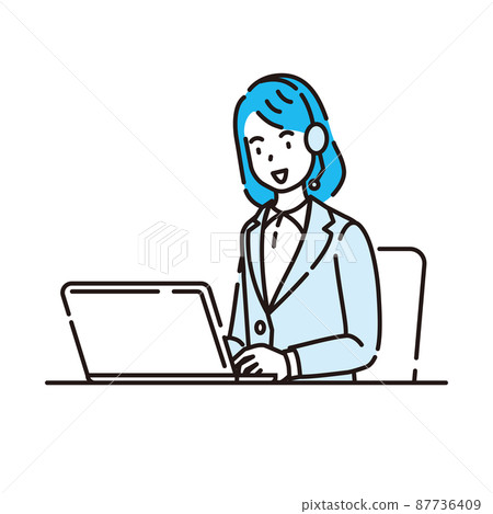 Line art person 87736409