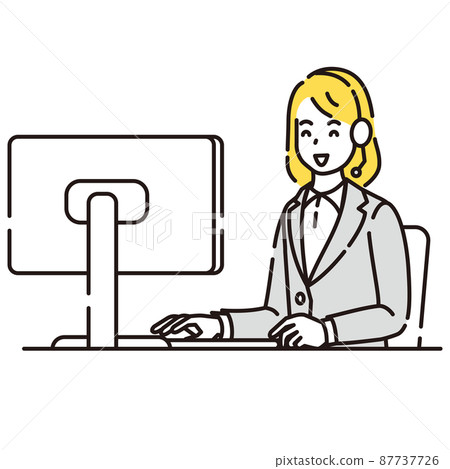 Person illustration line drawing 87737726