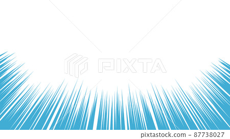Blue concentrated line vector material 87738027