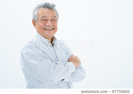 Senior man portrait Senior man portrait 87738682