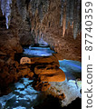 Okinawa limestone cave in summer 87740359