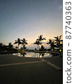 Okinawa's moving sunset 87740363