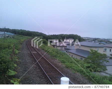 Higashi-Nemuro Station Railroad Station Hokkaido 87740784