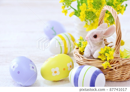 Easter eggs and rabbits Easter eggs and rabbits 87741017