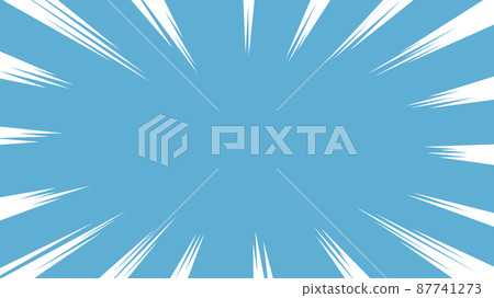 Blue with white concentrated line background vector material 87741273