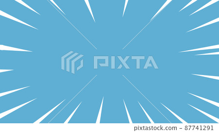 Blue with white concentrated line background vector material Blue with white concentrated line background vector material 87741291