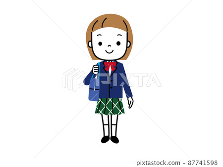 穿制服的女學生 Bob Hair 87741598