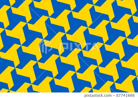 Geometric pattern in the colors of the national flag of Ukraine. The colors of Ukraine. Geometric pattern in the colors of the national flag of Ukraine. The colors of Ukraine. 87741666