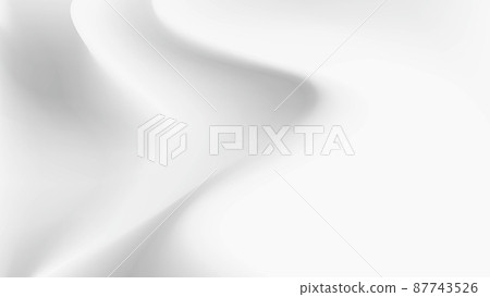 白布褶皺、波浪布褶皺、背景圖像 白布褶皺、波浪布褶皺、背景圖像 87743526