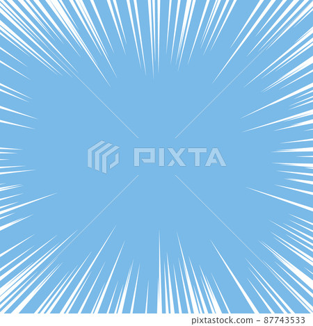 Light blue white concentrated line background vector material 87743533