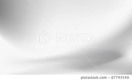 白布褶皺、波浪布褶皺、背景圖像 87743549