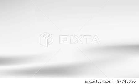 白布褶皺、波浪布褶皺、背景圖像 87743550