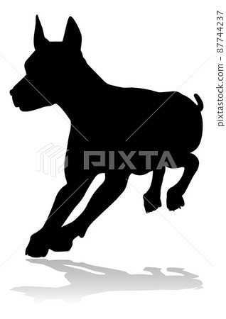 Dog Silhouette Pet Animal Dog Silhouette Pet Animal 87744237