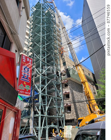 Jarasum Island. Daebudo Island. Architecture 87746559