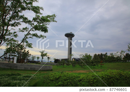 Jarasum Island. Daebudo Island. Architecture 87746601