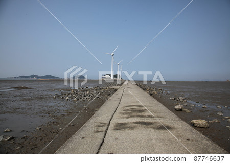 Jarasum Island. Daebudo Island. Architecture 87746637