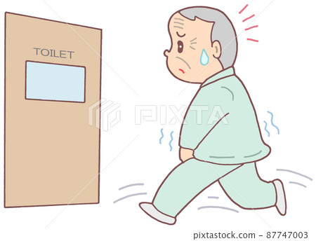 Urinary urgency and overactive bladder due to aging 87747003
