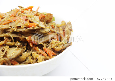 Kinpira burdock salad Kinpira burdock salad 87747223