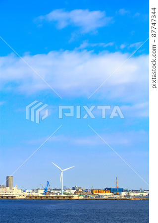 橫濱市和橫濱港的風景 87747344