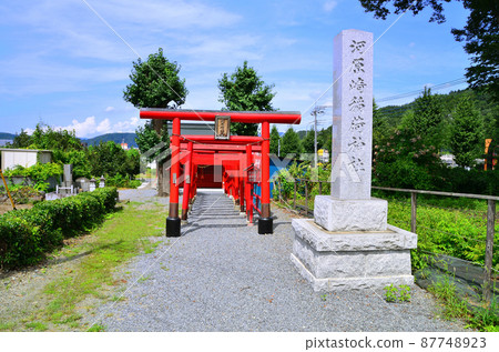 埼玉縣秩父區都野町河原崎稻荷神社明鳥居 87748923