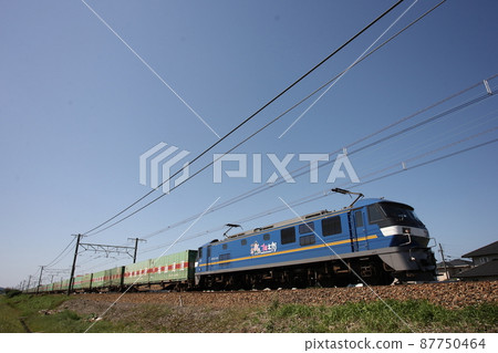 momotaro, freight train, goods train 87750464