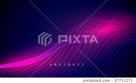 purple background with wave lines in 3d style purple background with wave lines in 3d style 87751271
