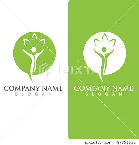 Human character logo sign Human character logo sign 87751538