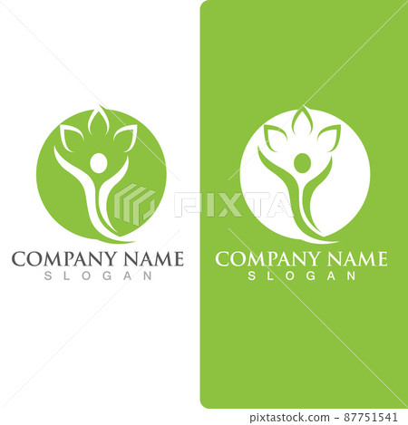 Human character logo sign Human character logo sign 87751541