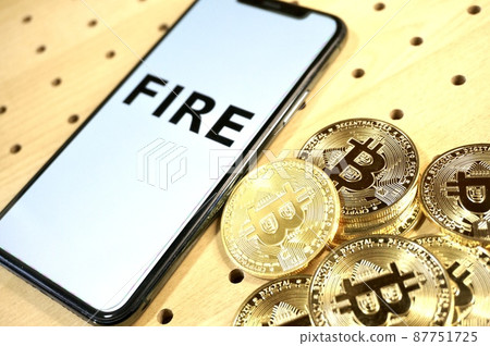 Image of FIRE in virtual currency 87751725