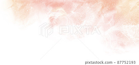 春夏酒精水墨藝術抽像模板）粉紅色大理石圖案波浪夢幻漸變水平 87752193