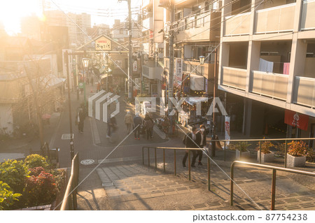 《Tokyo》 Yanaka Ginza at dusk ・ Yuyake Dandan 87754238