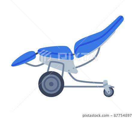 Chair as Medical Equipment and Assistance Device Vector Illustration 87754897