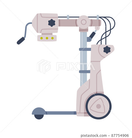 X-ray Machine as Medical Equipment and Assistance Device Vector Illustration X-ray Machine as Medical Equipment and Assistance Device Vector Illustration 87754906