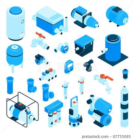 Pumps Machinery Equipment Set 87755085