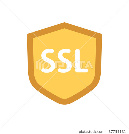 SSL shield security icon SSL shield security icon 87755181